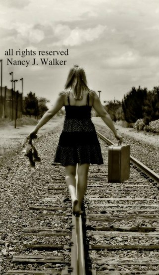 girl railroad tracks all righs reserved