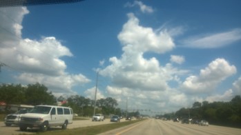 My view driving April