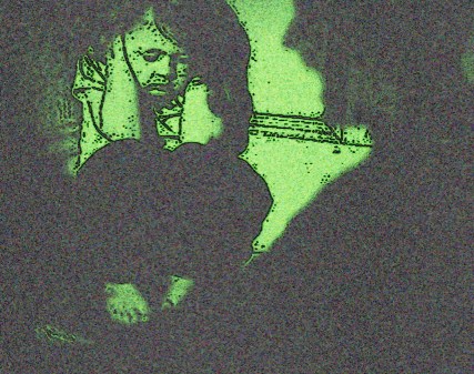 trafficker yelling at little girl